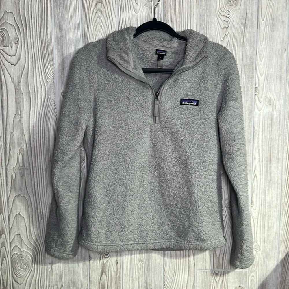 Patagonia Sherpa 1/4 zip Gray Size Small